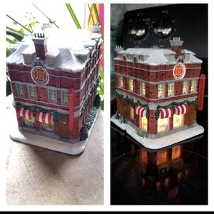 Christmas Village HAWTHORNE VILLAGE Firefighter's restaurant